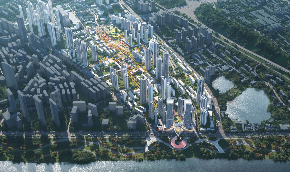 顯正街片區概念方案效果(圖源:項目概念方案,以官方發布為準)